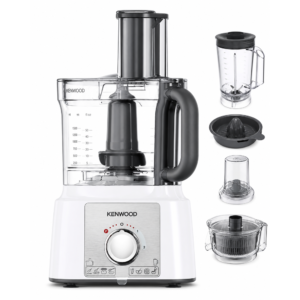 محضر طعام كينوود MultiPro Express، 1000 وات، أبيض – FDP65.750WH